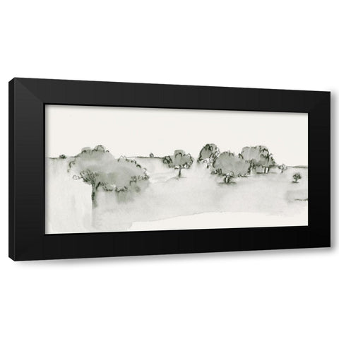 Scenic Scribble I Black Modern Wood Framed Art Print by Caroline, Emma