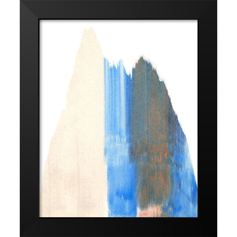 Seismic Slide I Black Modern Wood Framed Art Print by Caroline, Emma