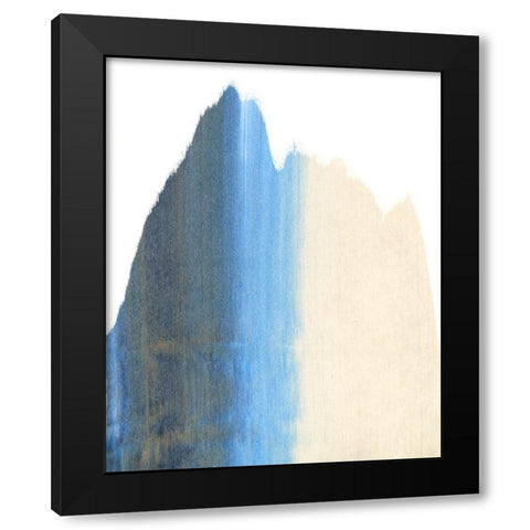 Seismic Slide II Black Modern Wood Framed Art Print by Caroline, Emma