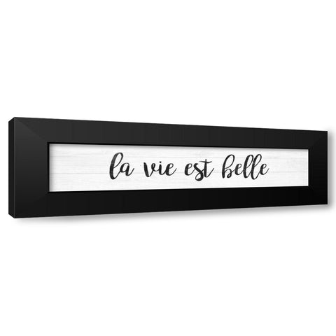 French Typography II Black Modern Wood Framed Art Print by Hambly, Anna