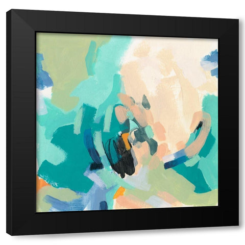 Soft Serve I Black Modern Wood Framed Art Print by Vess, June Erica