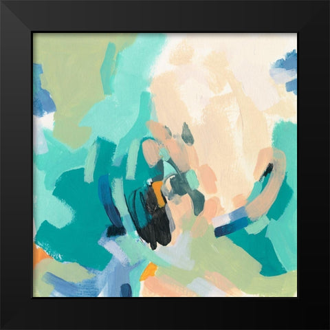 Soft Serve I Black Modern Wood Framed Art Print by Vess, June Erica