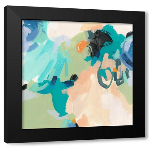 Soft Serve II Black Modern Wood Framed Art Print by Vess, June Erica