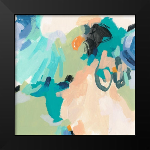 Soft Serve II Black Modern Wood Framed Art Print by Vess, June Erica