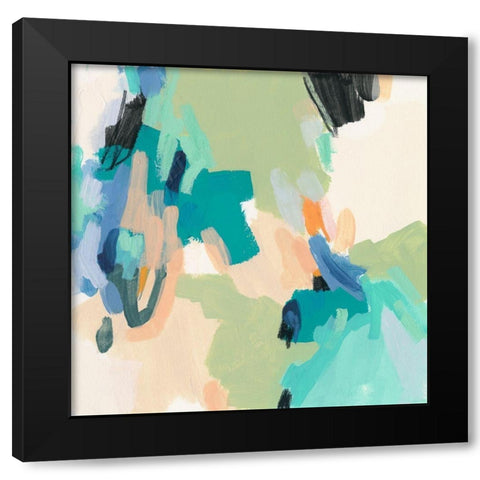 Soft Serve III Black Modern Wood Framed Art Print with Double Matting by Vess, June Erica