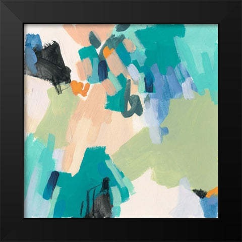 Soft Serve IV Black Modern Wood Framed Art Print by Vess, June Erica