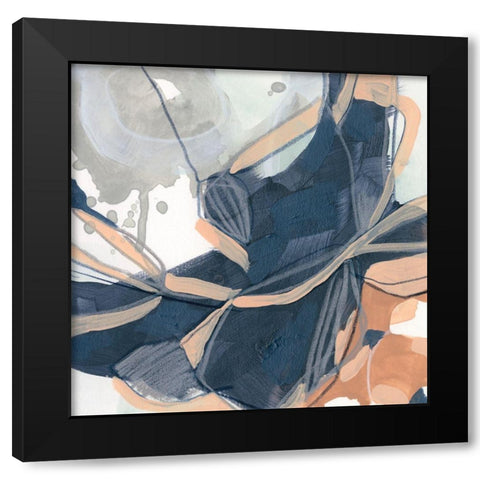 Sienna Spindle II Black Modern Wood Framed Art Print with Double Matting by Vess, June Erica