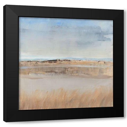 Isolated I Black Modern Wood Framed Art Print by OToole, Tim