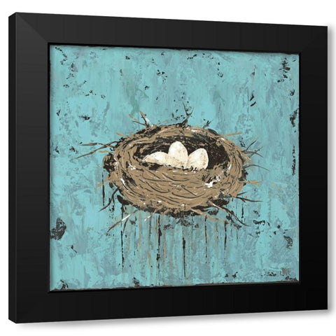 A New Beginning I Black Modern Wood Framed Art Print with Double Matting by Reynolds, Jade