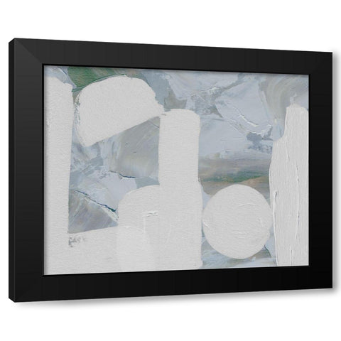 Saltwater Tide III Black Modern Wood Framed Art Print with Double Matting by Wang, Melissa