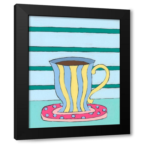 Mid Morning Coffee VI Black Modern Wood Framed Art Print by Moore, Regina