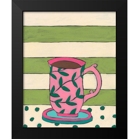 Mid Morning Coffee VII Black Modern Wood Framed Art Print by Moore, Regina