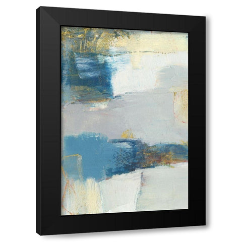 Frazil I Black Modern Wood Framed Art Print with Double Matting by Jachimiec, Sue