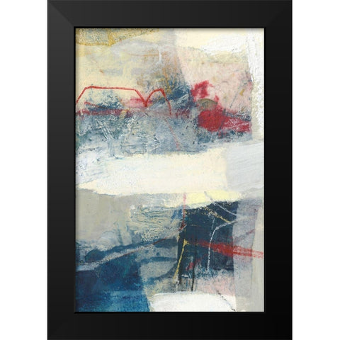 Frazil II Black Modern Wood Framed Art Print by Jachimiec, Sue