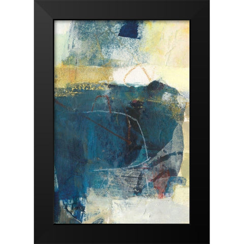 Frazil III Black Modern Wood Framed Art Print by Jachimiec, Sue