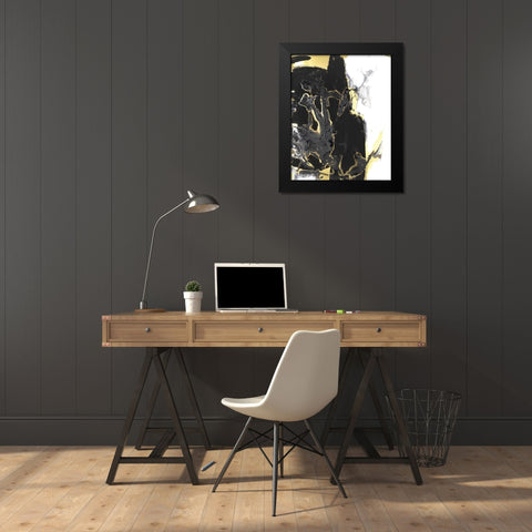 Port of Call IV Black Modern Wood Framed Art Print by Combs, Joyce