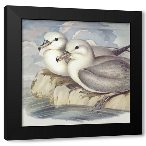 Surf and Sand I Black Modern Wood Framed Art Print by Hunziker, Steve