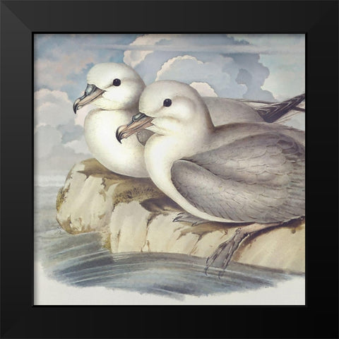 Surf and Sand I Black Modern Wood Framed Art Print by Hunziker, Steve