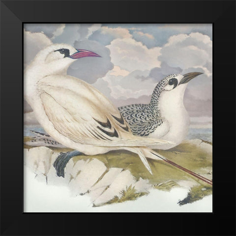 Surf and Sand II Black Modern Wood Framed Art Print by Hunziker, Steve