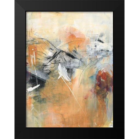 Frozen Spring II Black Modern Wood Framed Art Print by Combs, Joyce