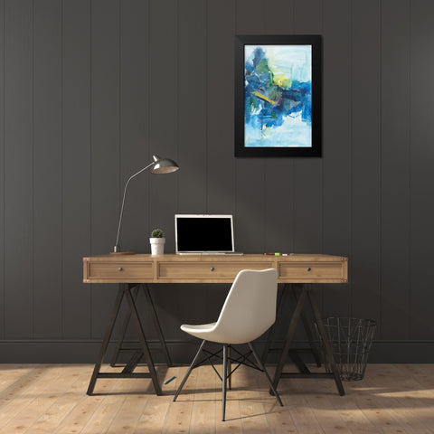 Skyward Bound II Black Modern Wood Framed Art Print by Combs, Joyce