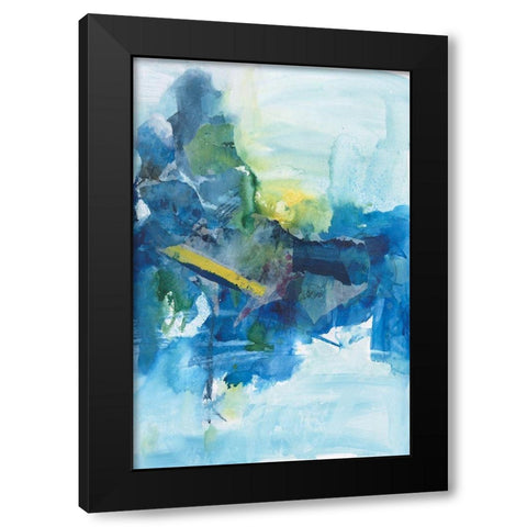 Skyward Bound II Black Modern Wood Framed Art Print by Combs, Joyce