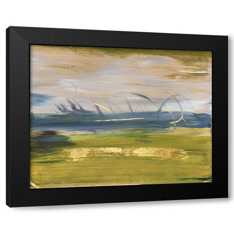 Sky and Land I Black Modern Wood Framed Art Print by Combs, Joyce