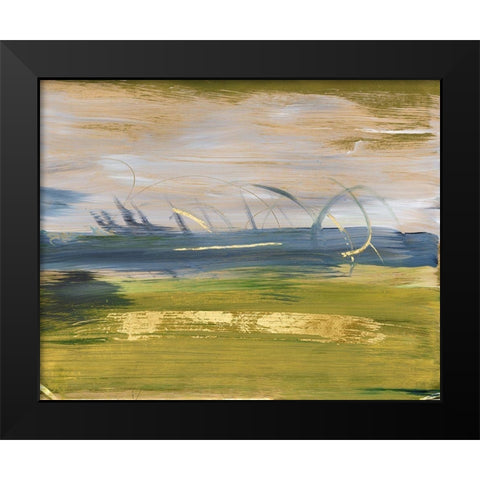Sky and Land I Black Modern Wood Framed Art Print by Combs, Joyce
