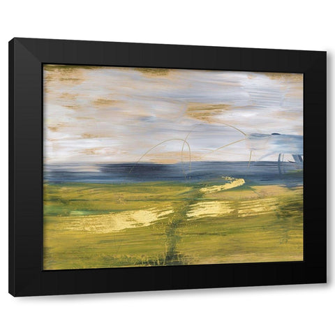 Sky and Land II Black Modern Wood Framed Art Print with Double Matting by Combs, Joyce