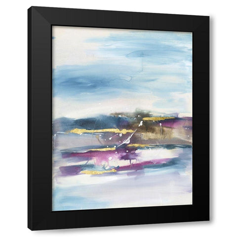 Passage I Black Modern Wood Framed Art Print by Combs, Joyce