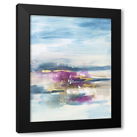 Passage II Black Modern Wood Framed Art Print by Combs, Joyce