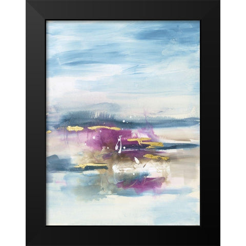Passage II Black Modern Wood Framed Art Print by Combs, Joyce