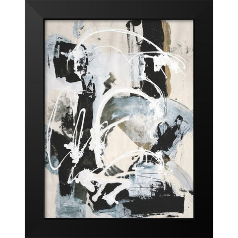 Natures Winterland I Black Modern Wood Framed Art Print by Combs, Joyce