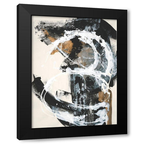 Natures Winterland II Black Modern Wood Framed Art Print with Double Matting by Combs, Joyce