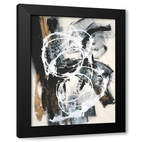 Natures Winterland III Black Modern Wood Framed Art Print with Double Matting by Combs, Joyce
