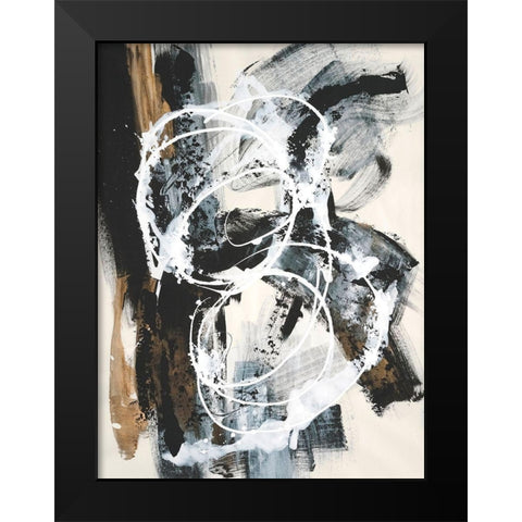 Natures Winterland III Black Modern Wood Framed Art Print by Combs, Joyce