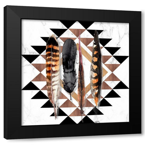 Santa Fe Skulls I Black Modern Wood Framed Art Print with Double Matting by Parker, Jennifer Paxton