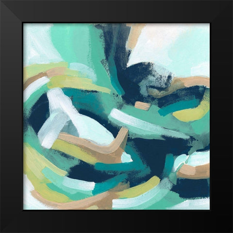 Mint Synergy IV Black Modern Wood Framed Art Print by Vess, June Erica