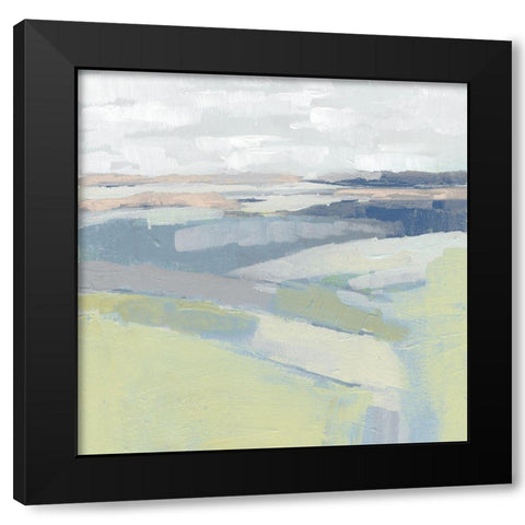 Pastel Prairie I Black Modern Wood Framed Art Print by Parker, Jennifer Paxton