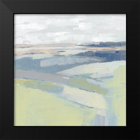 Pastel Prairie I Black Modern Wood Framed Art Print by Parker, Jennifer Paxton