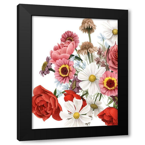 Modern Arrangement II Black Modern Wood Framed Art Print with Double Matting by Popp, Grace