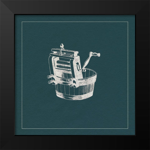 Laundry Tips I Black Modern Wood Framed Art Print by Popp, Grace