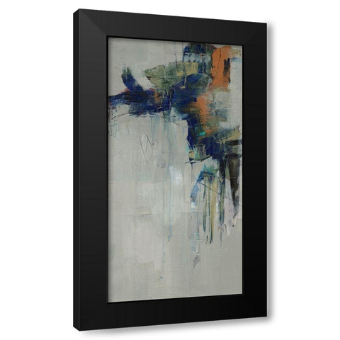 Traction I Black Modern Wood Framed Art Print with Double Matting by Goldberger, Jennifer