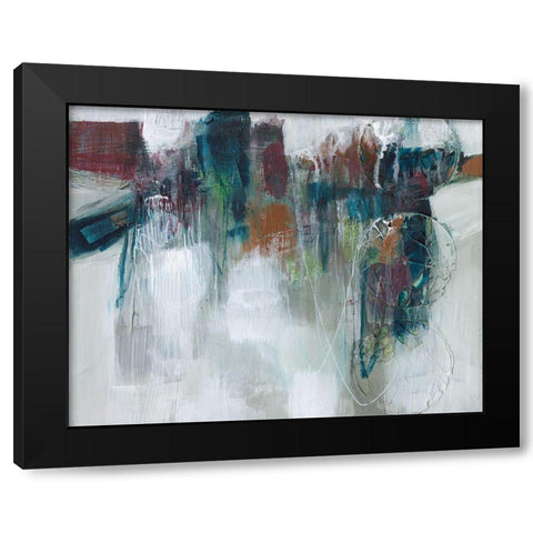 Spectrum Expression I Black Modern Wood Framed Art Print with Double Matting by Goldberger, Jennifer