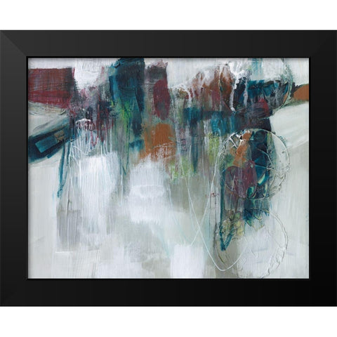 Spectrum Expression I Black Modern Wood Framed Art Print by Goldberger, Jennifer