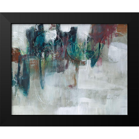 Spectrum Expression II Black Modern Wood Framed Art Print by Goldberger, Jennifer