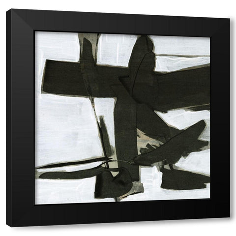 Ode an Kline III Black Modern Wood Framed Art Print with Double Matting by Goldberger, Jennifer