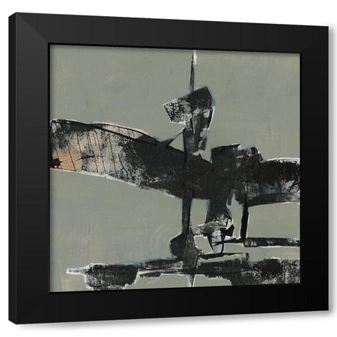 Ode an Kline IV Black Modern Wood Framed Art Print with Double Matting by Goldberger, Jennifer