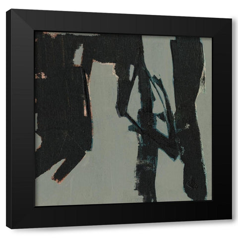 Ode an Kline VIII Black Modern Wood Framed Art Print with Double Matting by Goldberger, Jennifer