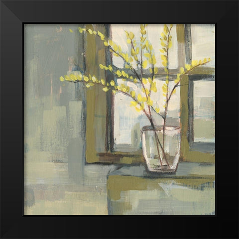 Sign of Spring I Black Modern Wood Framed Art Print by Goldberger, Jennifer